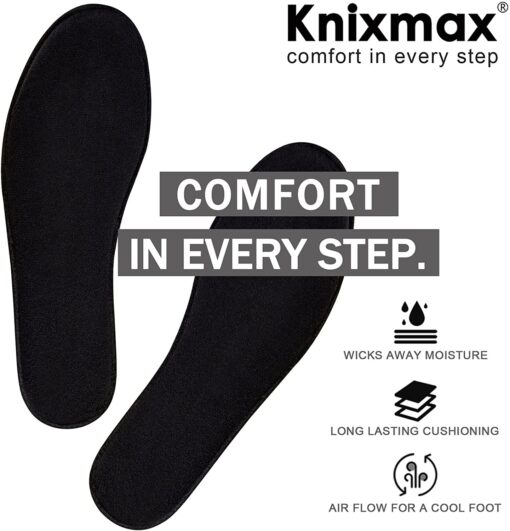 Knixmax Semelles Mémoire de Forme Confort, Semelles de Chaussures Femme et Homme - Superbes Absorption des Chocs et un Amorti – Image 64