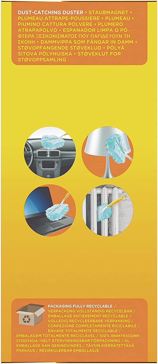 Swiffer Duster Recharges, 10 Recharges Plumeau, Recharges Dépoussiérante, Parfum Febreze, Plumeau Attrape-Poussière – Image 14