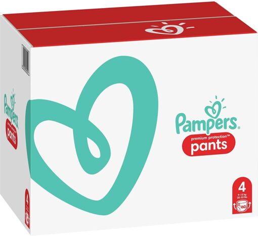 Pampers Couches-Culottes Premium Protection Pants Taille 4 (9-15kg) notre N°1 pour la protection des peaux sensibles, Faciles – Image 12