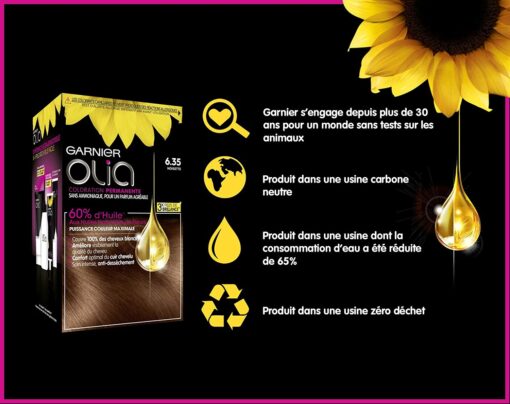 Garnier Olia Coloration Permanente sans Ammoniaque 1.10 Noir Saphir – Image 116