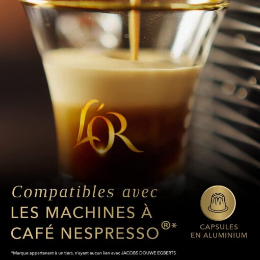 L'OR Espresso Café - 100 Capsules Lungo Estremo Intensité 10 - compatible Nespresso®* (lot de 10 x10) – Image 5