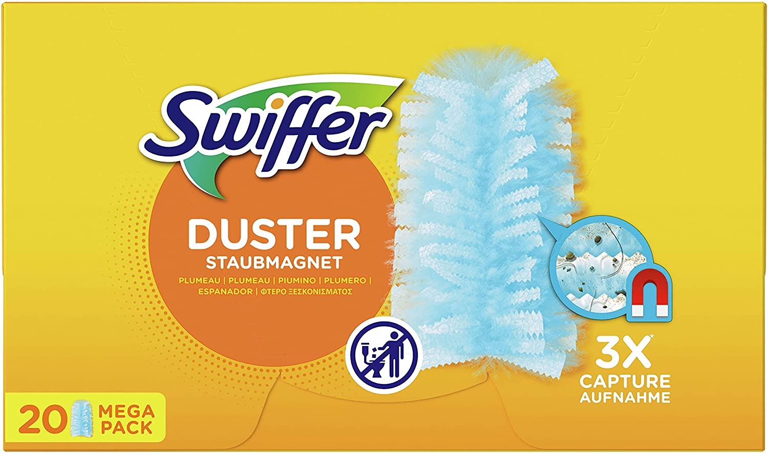 Swiffer Duster Recharges, 10 Recharges Plumeau, Recharges Dépoussiérante, Parfum Febreze, Plumeau Attrape-Poussière – Image 44
