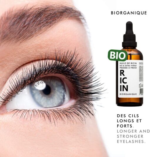 Huile de Ricin 100% Bio, Pure et Naturelle - 50 ml - Soin pour Cheveux, Cils, Ongles, Peau. – Image 5