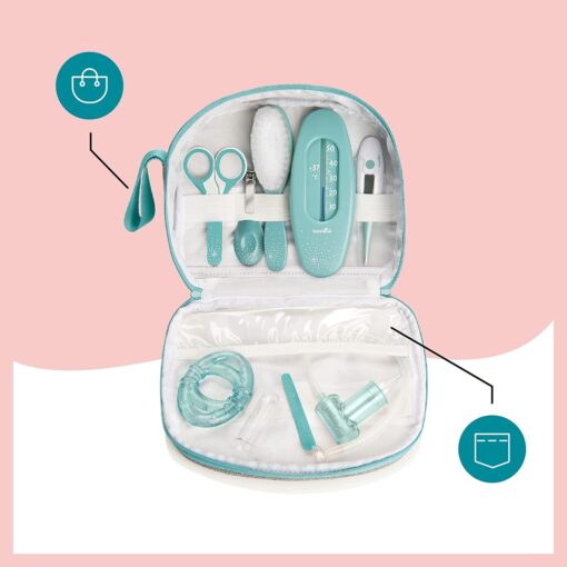 Babymoov - Trousse de Soin & de Toilette pour Bébé, 9 Accessoires, Bleu – Image 9