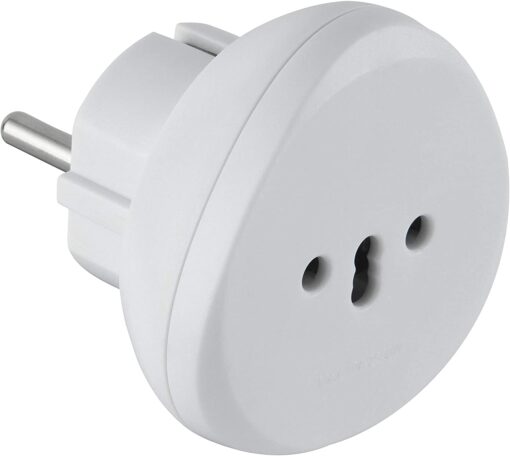 Electraline 70060 Adaptateur de voyage Australie/Chine vers France/Europe, blanc – Image 13