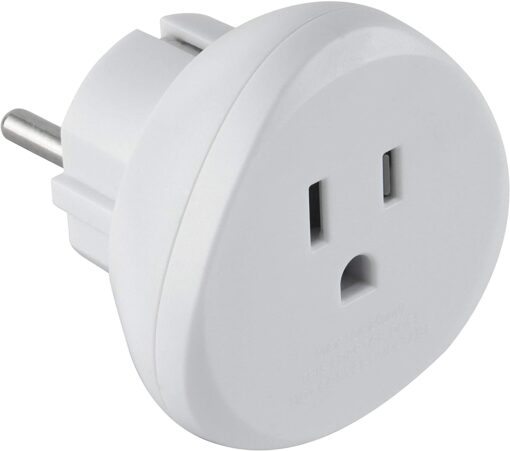 Electraline 70060 Adaptateur de voyage Australie/Chine vers France/Europe, blanc – Image 10