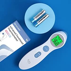 Thermomètre frontal médical pour mesurer la fièvre