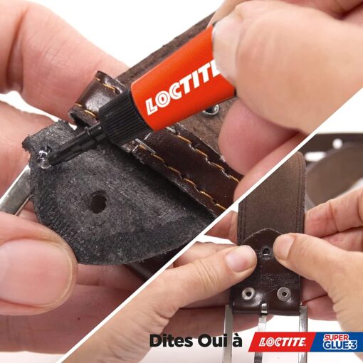 Loctite Super Glue-3 Power Gel Mini dose, colle forte enrichie en caoutchouc, lot de 3 tubes 1 g & Super Glue-3 Précision, – Image 11