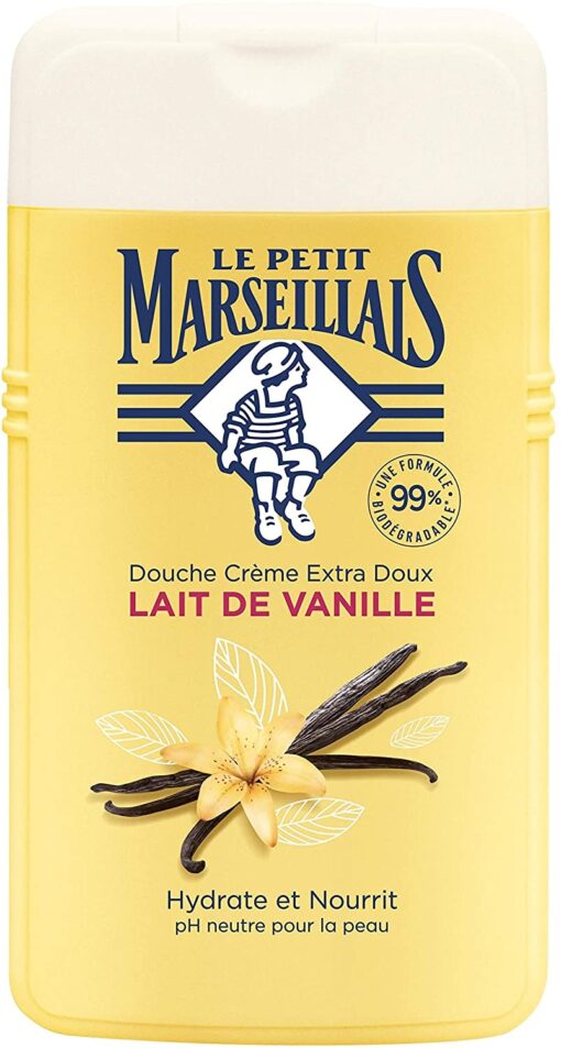 Le Petit Marseillais Douche & Bain Crème Extra Doux, Fleur d’Oranger Bio, 250ml – Image 7