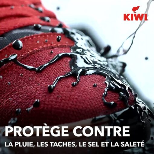 KIWI Imperméabilisant Pluie et taches, Spray imperméabilisant en aérosol, protège vos chaussures, sacs, manteaux, etc. – Image 2