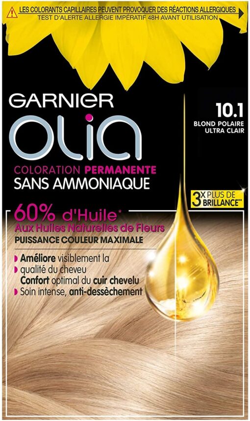 Garnier Olia Coloration Permanente sans Ammoniaque 1.10 Noir Saphir – Image 27