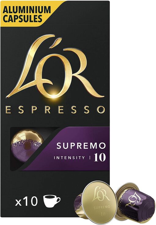 L'OR Espresso Café - 100 Capsules Lungo Estremo Intensité 10 - compatible Nespresso®* (lot de 10 x10) – Image 14