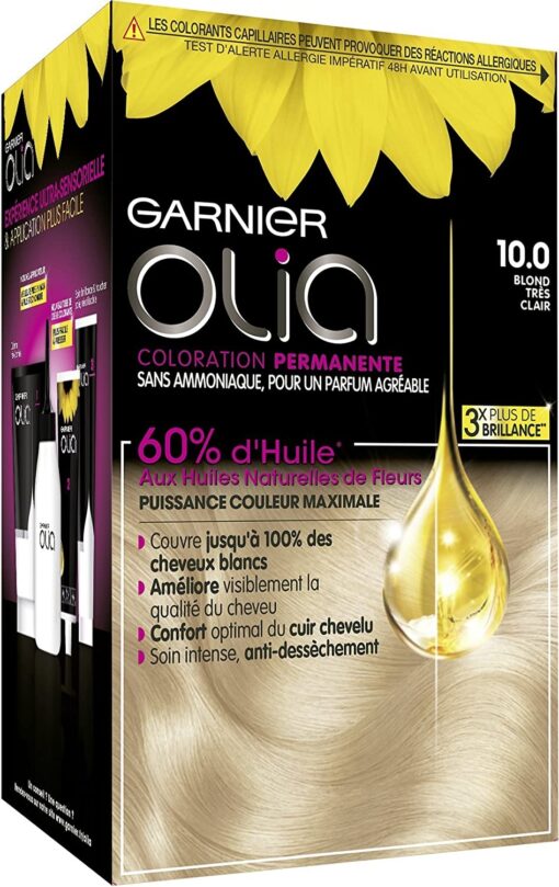 Garnier Olia Coloration Permanente sans Ammoniaque 1.10 Noir Saphir – Image 44