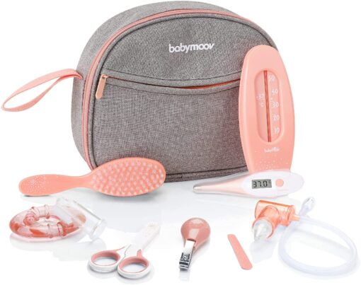 Babymoov - Trousse de Soin & de Toilette pour Bébé, 9 Accessoires, Bleu