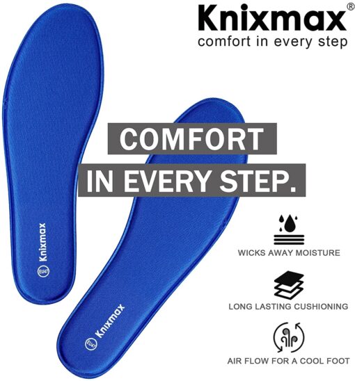 Knixmax Semelles Mémoire de Forme Confort, Semelles de Chaussures Femme et Homme - Superbes Absorption des Chocs et un Amorti – Image 43