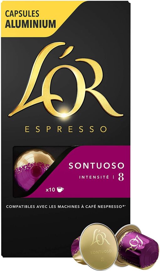 L'OR Espresso Café - 100 Capsules Lungo Estremo Intensité 10 - compatible Nespresso®* (lot de 10 x10) – Image 17