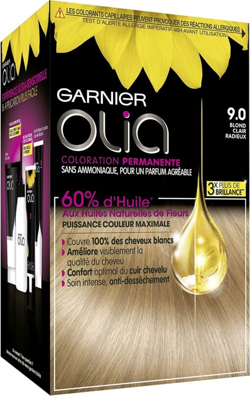 Garnier Olia Coloration Permanente sans Ammoniaque 1.10 Noir Saphir – Image 40