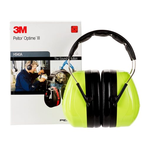 3M Peltor Optime III - Casque antibruit en serre-tête pliable - Pour milieu bruyant et stressant - Atténuation 35 dB - 1 x – Image 12