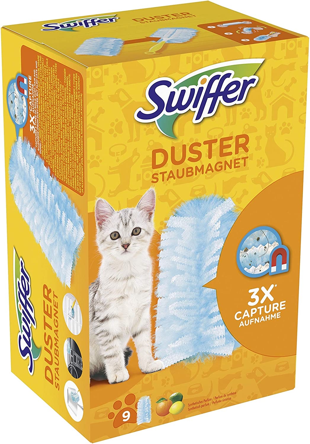 Swiffer Duster Recharges, 10 Recharges Plumeau, Recharges Dépoussiérante, Parfum Febreze, Plumeau Attrape-Poussière – Image 17