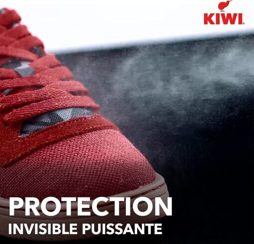 KIWI Imperméabilisant Pluie et taches, Spray imperméabilisant en aérosol, protège vos chaussures, sacs, manteaux, etc. – Image 3