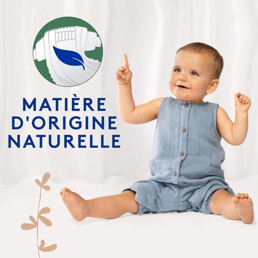 LOTUS BABY Douceur Naturelle - Couches Taille 1 (2-5 kg/Nouveau-né) Pack 1 mois - 80 couches – Image 2