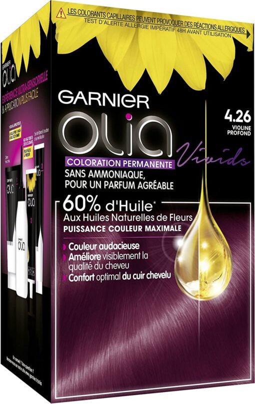 Garnier Olia Coloration Permanente sans Ammoniaque 1.10 Noir Saphir – Image 31