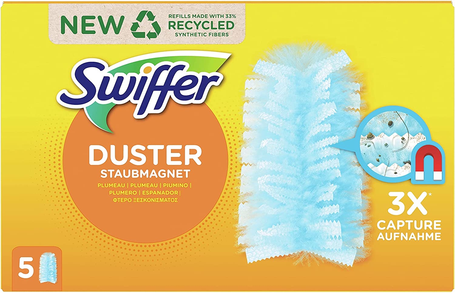 Swiffer Duster Recharges, 10 Recharges Plumeau, Recharges Dépoussiérante, Parfum Febreze, Plumeau Attrape-Poussière – Image 30