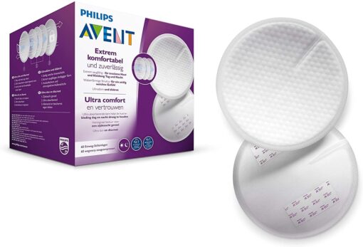 Philips Avent SCF254/61 60 coussinets d'allaitement jetables - jour et nuit