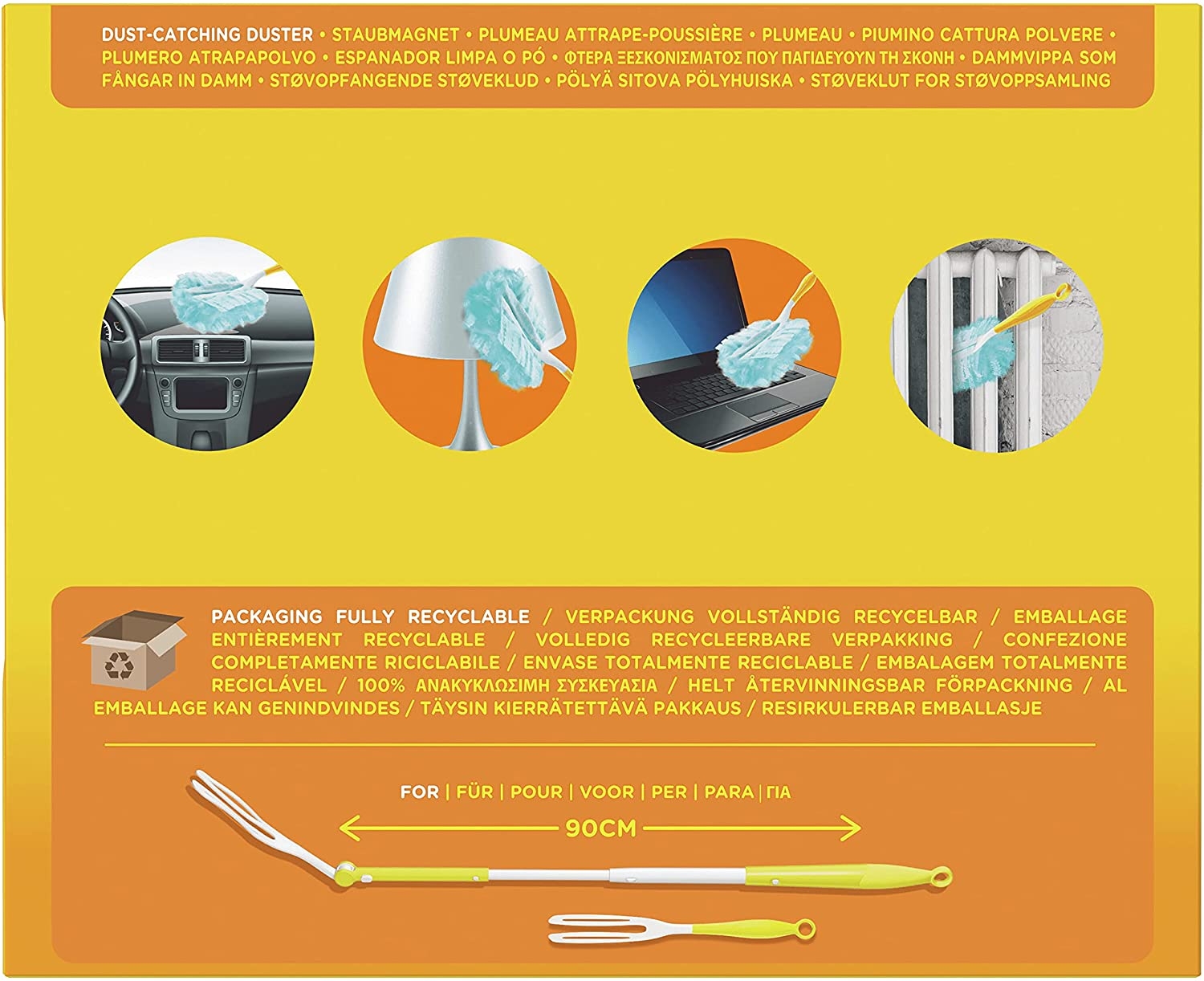 Swiffer Duster Recharges, 10 Recharges Plumeau, Recharges Dépoussiérante, Parfum Febreze, Plumeau Attrape-Poussière – Image 38