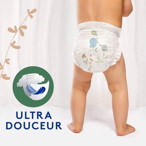 LOTUS BABY Douceur Naturelle - Couches Taille 1 (2-5 kg/Nouveau-né) Pack 1 mois - 80 couches – Image 9