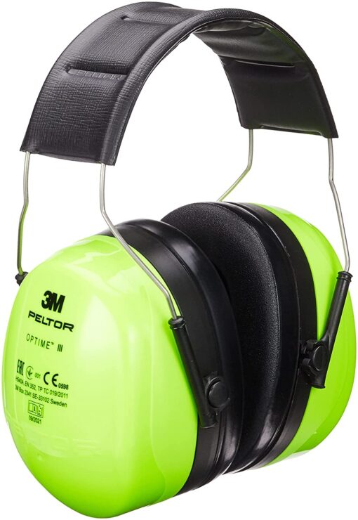 3M Peltor Optime III - Casque antibruit en serre-tête pliable - Pour milieu bruyant et stressant - Atténuation 35 dB - 1 x – Image 8