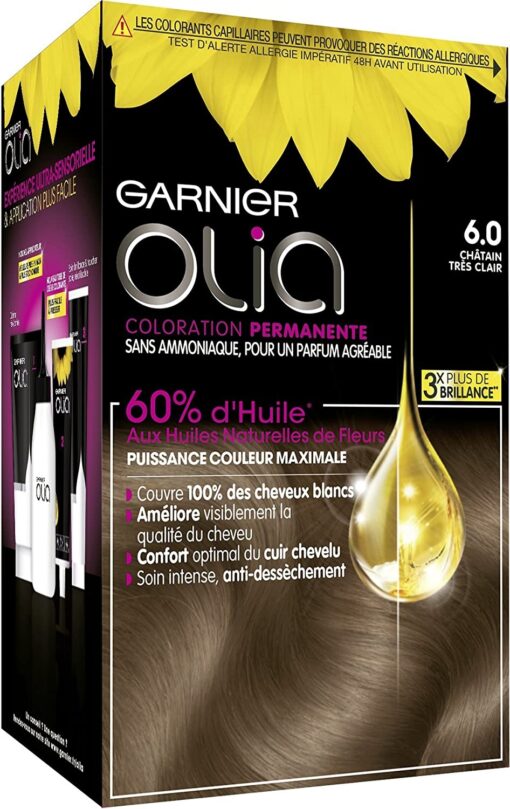 Garnier Olia Coloration Permanente sans Ammoniaque 1.10 Noir Saphir – Image 87