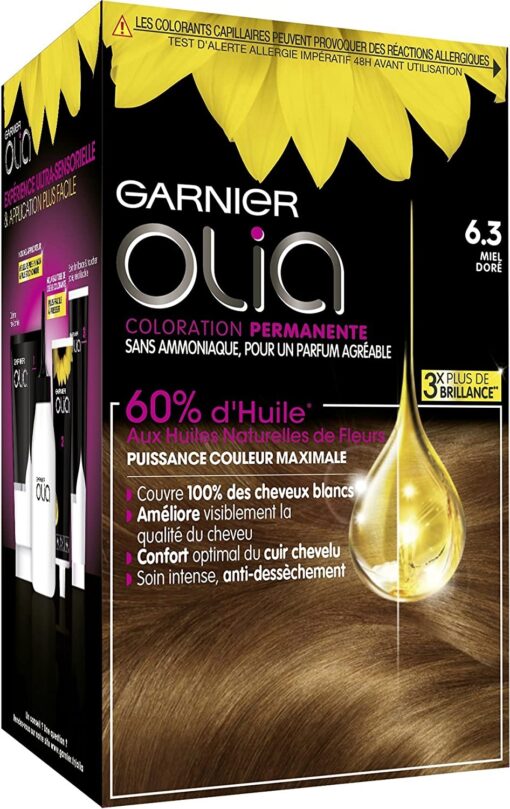 Garnier Olia Coloration Permanente sans Ammoniaque 1.10 Noir Saphir – Image 100