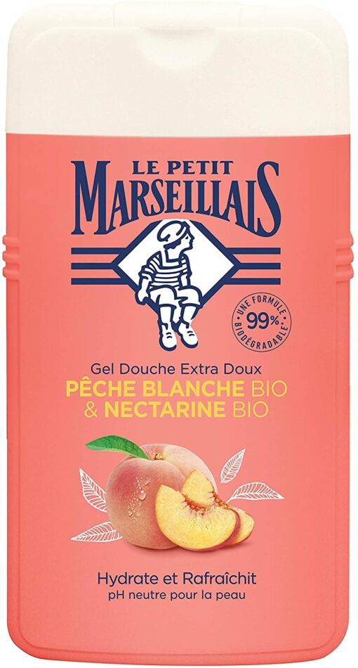 Le Petit Marseillais Douche & Bain Crème Extra Doux, Fleur d’Oranger Bio, 250ml – Image 23