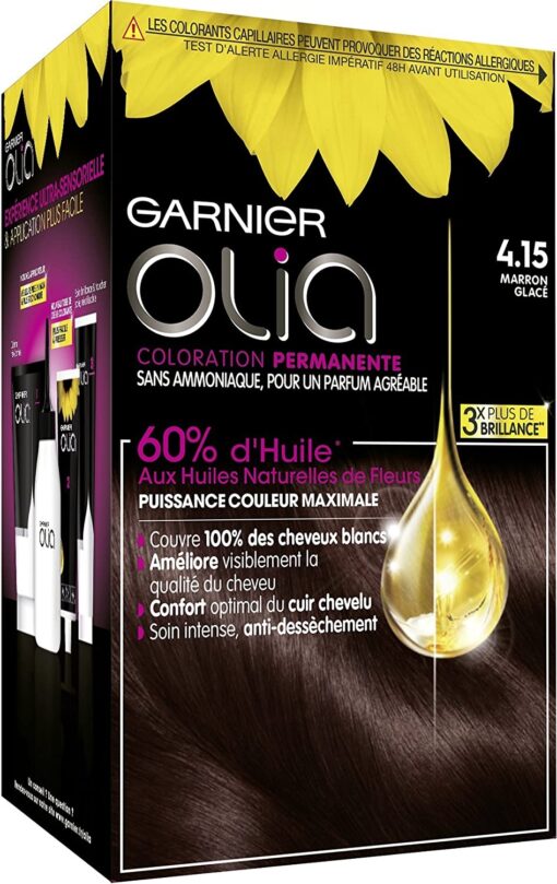 Garnier Olia Coloration Permanente sans Ammoniaque 1.10 Noir Saphir – Image 122