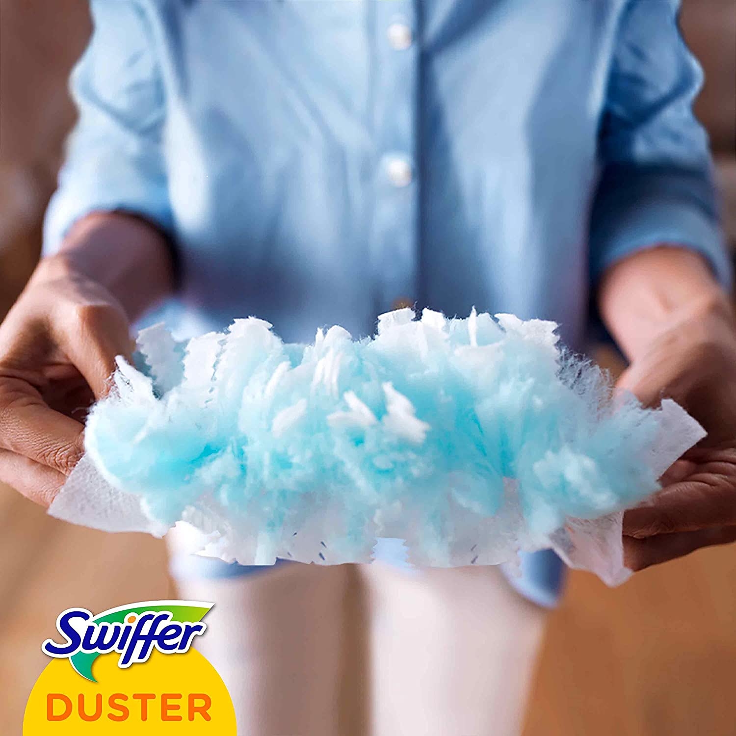 Swiffer Duster Recharges, 10 Recharges Plumeau, Recharges Dépoussiérante, Parfum Febreze, Plumeau Attrape-Poussière – Image 3