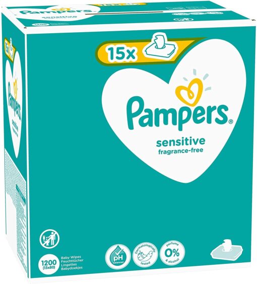 Pampers Couches Harmonie Taille 1 (2-5kg) 0% de compromis, 100% d'absorption, Ingrédients d'origine végétale, – Image 7