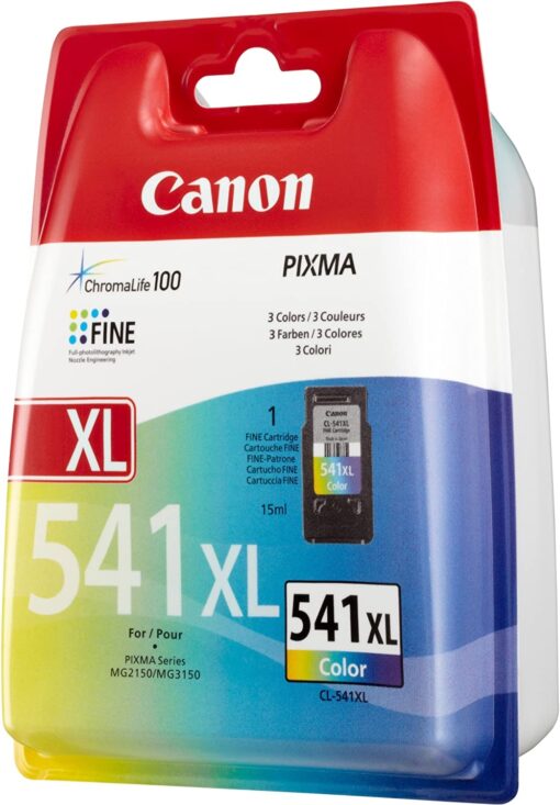 Canon CL-541XL Cartouche d'Encre - Cyan, Magenta, Jaune – Image 9