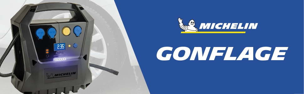 compresseur sans fil Michelin;gonfleur Electrique portable;vérifier pression pneus;roues voiture