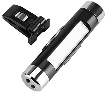 Yosoo Thermomètre d'horloge de Voiture 2 en 1 Rétro-éclairage LCD Numérique Thermomètre Moniteur d'horloge Automatique à Clipser(White) – Image 4