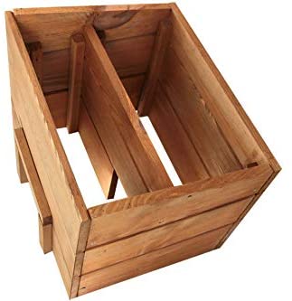 Expo 74-3696 Cabane de hérisson résistante aux intempéries Toit amovible avec protection pour chat Bois massif – Image 4