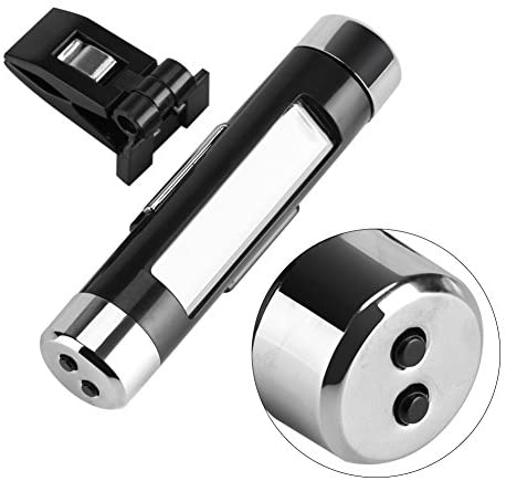 Yosoo Thermomètre d'horloge de Voiture 2 en 1 Rétro-éclairage LCD Numérique Thermomètre Moniteur d'horloge Automatique à Clipser(White) – Image 5