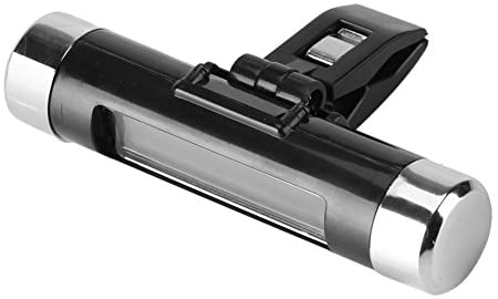 Yosoo Thermomètre d'horloge de Voiture 2 en 1 Rétro-éclairage LCD Numérique Thermomètre Moniteur d'horloge Automatique à Clipser(White) – Image 2