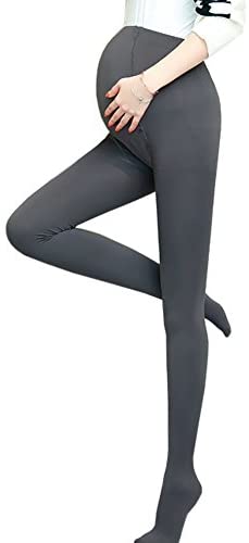Vellette Femmes Enceintes maternité Collants Opaques Collant de Grossesse Femme 300D (5 Colors)