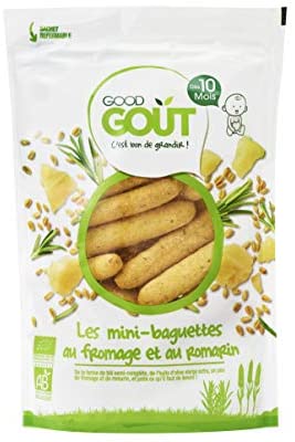 Good Goût - BIO - Mini Baguettes Fromage romarin Dès 10 Mois 70g