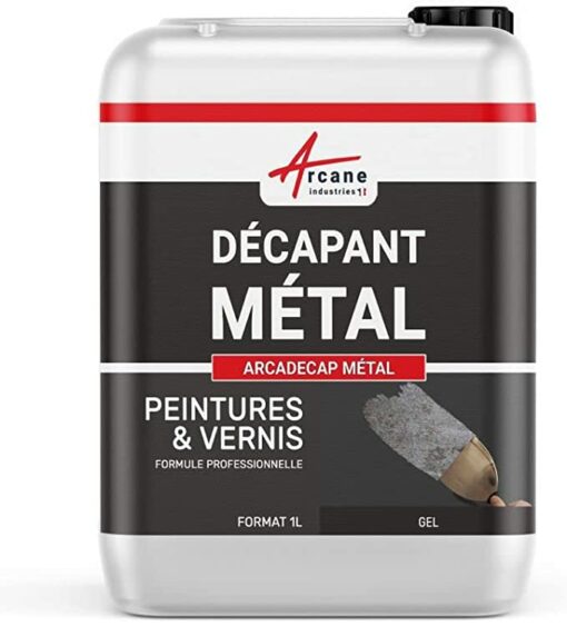 Décapant Peinture Métal - Produit de décapage métal et fer : ARCADECAP METAL 1 L - ARCANE INDUSTRIES