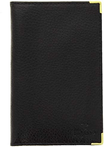 KARL LOVEN Porte-Papiers Pochette Carte Grise en Cuir Papier de Voiture Etui 2 Volets Permis de Conduire Carte d'identité Assurance Noir – Image 2