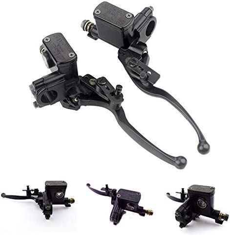 Yiran Levier Frein Buggy Quad cyclomoteur Accessoires Cylindre d'embrae hydraulique Avant Universel Gauche Droite Pompe 50-250CC poignée Scooter Moto Dirt Bike(Droite) – Image 4