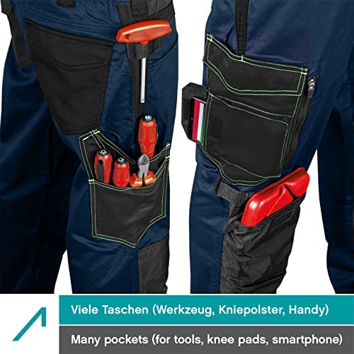 ACE Pantalon de Travail Genesis pour Homme - Pantalon Cargo avec Ceinture Élastique - Multipoche – Image 3