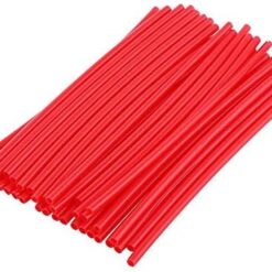 Couverture de rayon, 36Pcs Garde de rayon Enveloppe de protection de jante de roue pour moto de vélo(Rouge)